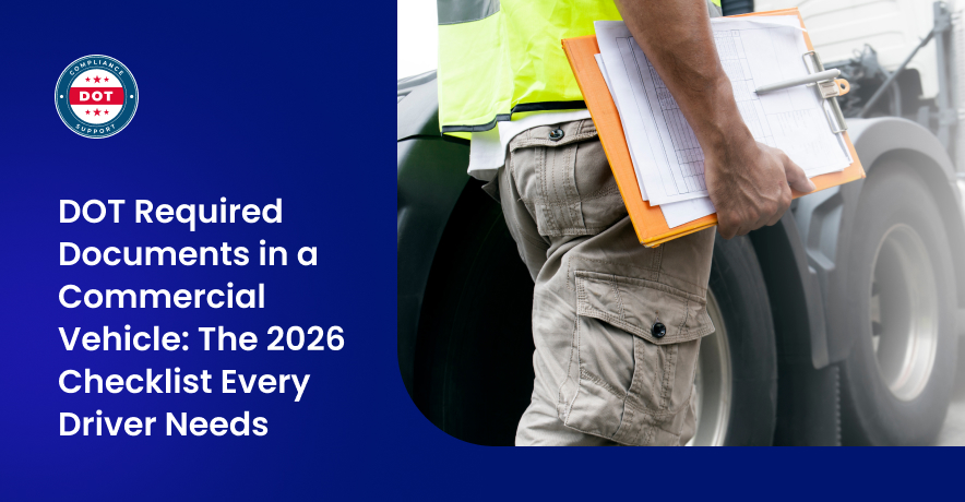 DOT Required Documents in a Commercial Vehicle: The 2026 Checklist Every Driver Needs